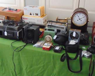 Assorted electronics, items sold separately.