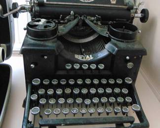 Vintage manual typewriter.