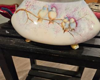 Hand painted Bavarian planter.