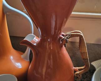 Princess House Decanter with ice tea infusin.