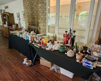 Big selectin of ceramics, China and othe ritems, (items sold separately).