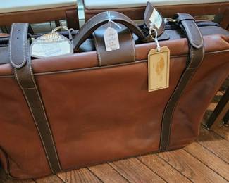 1959 Air France leather suitcase.