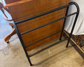 Black Metal Quilt or Towel Rack
