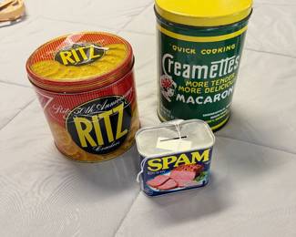 Vintage Metal Tins