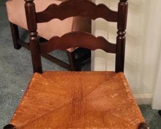 Rush Seat Ladder Back Chair (6 available)