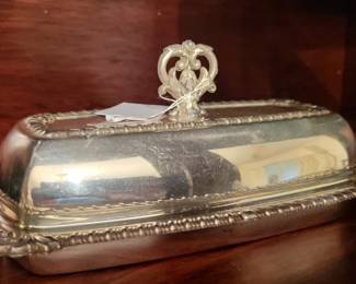 Rogers Silver Plate Butter Dish