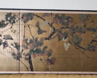 Japanese Four-panel Folding Screen