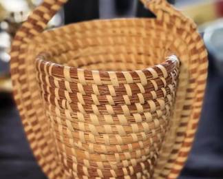 Gullah Sweetgrass Wall Pocket Basket