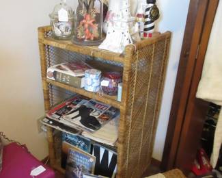 Wicker shelf