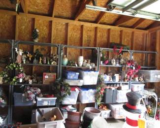 Lots of holiday decor