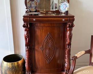 This mahogany cabinet is truly one of a kind 