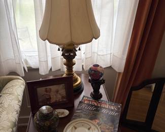 Gorgeous brass lamps 