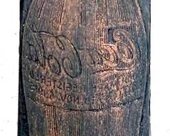 Coca Cola ink block stamp