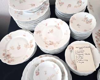 Haviland Limoges  Schleiger 237 dishes + serving ware