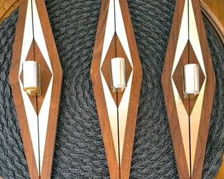 MCM candle holder sconces