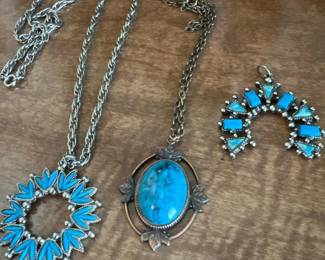 300 vintagesouthwesternturquoisesilverne