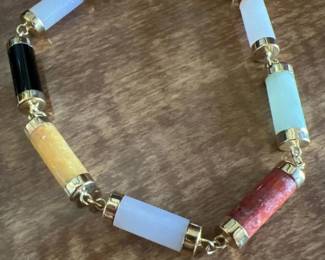 016 14kgoldmulticolorbracelet