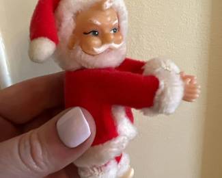 090 vintage1950s70ssantaclausflockedpl