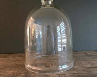 126 largeclearglassbelljarcloche118d