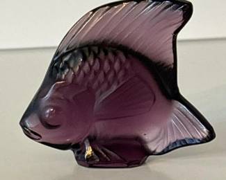019 laliqueamethystcrystalfishfigurine