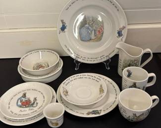 195 wedgwoodbeatrixpotterpeterrabbitcer