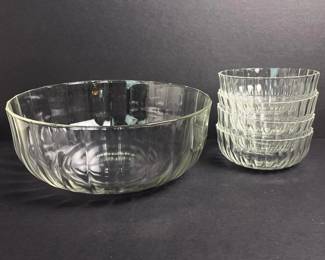 239 italianclearribbedflutedglasssalad