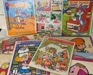 199 lotof1950s1970stoyframetraypuzzle