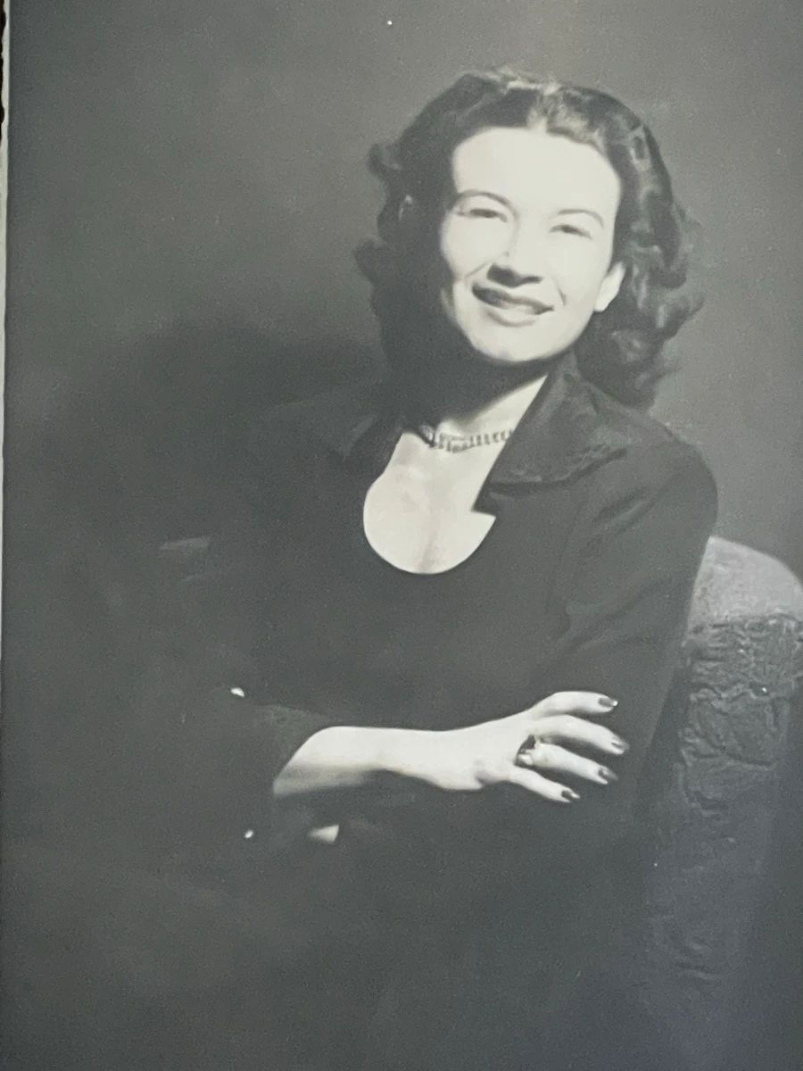 This is our beloved mother, Janine.  Her European style and flare shine through in this beautiful photo.