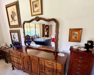 Bedroom set with King headboard