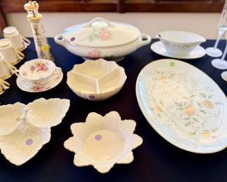 Lenox and vintage china