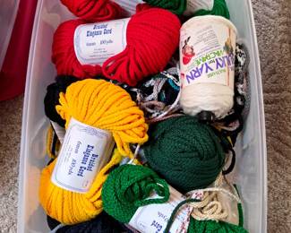 Box of Macrame rope. 