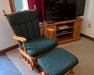 Rocker with Footstool Rocker
