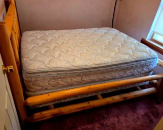 Full Size Amish made bed, full size box spring & mattress sold separately 