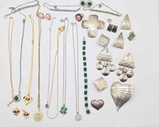 940  Sterling Silver Jewelry, 207.5g