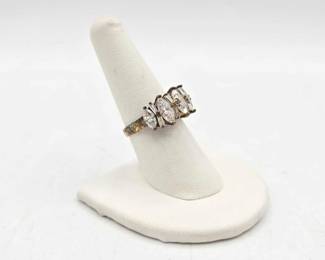 926  Sterling Silver Ring with SemiPrecious Stones, 4.6g