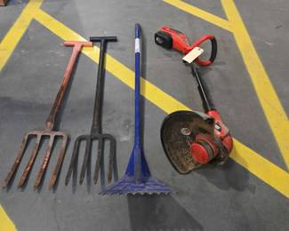 4070  Rakes, Shingle Remover, and Grass Trimmer