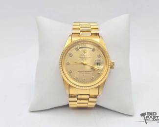 1100  Rolex DayDate Wrist Watch