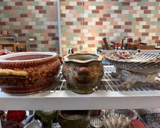 6166  Porcelain Planters