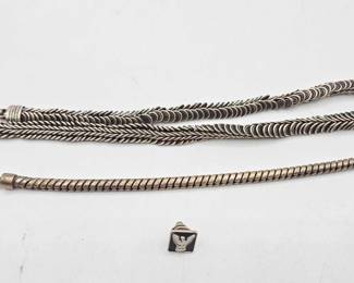 930  Sterling Silver Jewelry, 158.9g