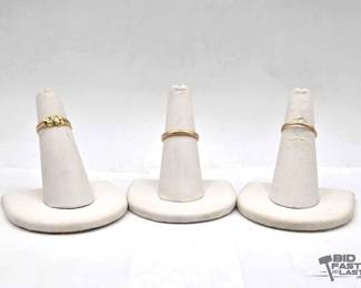 770  14kt Gold Rings, 4.6g