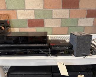 3012  Samsung One Connect, Blu Ray Players, HDMI Matrix, and Toshiba Speaker