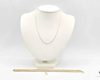 762  14kt Necklaces and Pendant, 7.1g