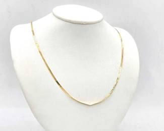720  14k Gold Chain Necklace, 3.5g