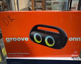 6246  Onn Groove Boombox and Insignia Bluetooth Boombox