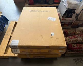 5032  5 NEW 3Tier Folding Bookcases