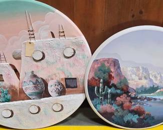 4024  Circular Paintings