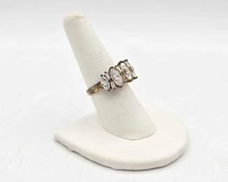 926  Sterling Silver Ring with SemiPrecious Stones, 4.6g