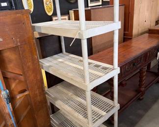 6042  White Plastic Shelf