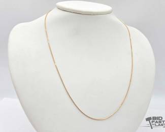 794  14k Gold Chain Necklace, 2.3g