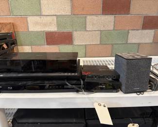 3012  Samsung One Connect, Blu Ray Players, HDMI Matrix, and Toshiba Speaker